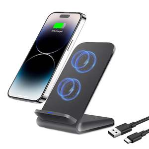 <span class=keywords><strong>Chargeur</strong></span> sans fil Qi 15W pour <span class=keywords><strong>Samsung</strong></span> Galaxy S25 Ultra, <span class=keywords><strong>support</strong></span> de charge rapide pour téléphone, base de charge de batterie - Product Image 1