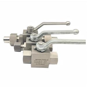 Válvula de Bola Premium BKHSS-FNS8 1/2 NPT de Alta Presión (500 bar), Forjada en Acero Inoxidable, para Control Hidráulico, Agua, Gas y Aceite, Personalizable - Product Image 4