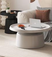 Table d'appoint ronde en bois massif moderne et luxueuse en métal, fer durable, café ou thé d'art pour le salon, meubles de maison