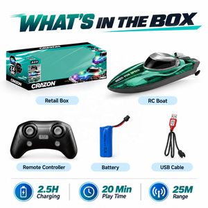 <span class=keywords><strong>Barco</strong></span> RC, <span class=keywords><strong>Barco</strong></span> a Control Remoto, Lancha <span class=keywords><strong>El</strong></span>éctrica RC, Proveedor Mayorista para Distribuidores, Juego de Juguetes Acuáticos de Carreras para Exteriores para la Familia - Product Image 5