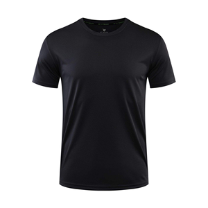<b>Bright</b> Blue Quick Dry <b>Men</b> T <b>Shirt</b> Breathable Knitted Short Sleeve Sports Tee Custom Logo Crew Neck Training Wear - Product Image 3