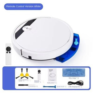 Aspiradora Robot 3 en 1 Inteligente con Control por Aplicación, Navegación Giroscópica, Barrido en Seco/Húmedo, Fregado, Recarga Automática, Baterí<span class=keywords><strong>a</strong></span> de Litio, HEPA - Product Image 4