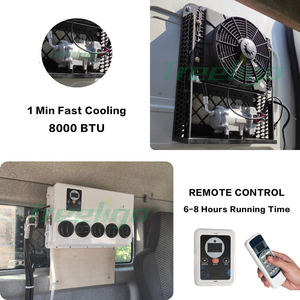 Climatiseur de voiture 12V 24V le plus vendu, capacité de refroidissement 2300W, climatiseur split pour semi-remorques, camping-cars, camions, bus, remorques, fourgons EAC1009 Split - Product Image 2
