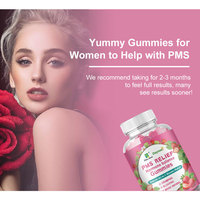 Gummies Hormonales Daynee PMS à Base de Plantes en Bouteille – Soulagement des Symptômes Prémenstruels pour Femmes