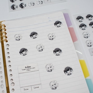 แผ่นสติกเกอร์ตกแต่งฝ้าแบบใสกันน้ำแผ่นสติกเกอร์ลายการ์ตูนแบบจูบตัดได้ตามต้องการ - Product Image 3