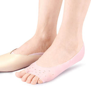 Calzini <span class=keywords><strong>da</strong></span> barca SEBS a punta aperta per donne invisibili <span class=keywords><strong>da</strong></span> estate antiscivolo traspirante Casual calzini Anti-crack punta Modulare - Product Image 4