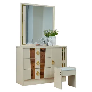 Moderno semplice in legno mobili camera da letto matrimoniale King Size armadio comodino 5 pezzi camera da letto Set di mobili