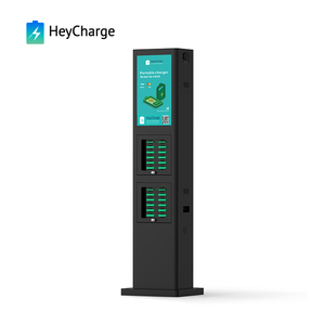Kiosque de charge de vente chaude avec <span class=keywords><strong>LED</strong></span> Digital Signage POS Card Reader Location Powerbank Station Holder Option pour téléphones portables - Product Image 2