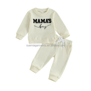 Conjunto de Ropa para Niño: Sudadera y Pantalones de Algodón Waffle para Bebé, Personalizado con Bordado, MOQ Bajo, Fabricante - Product Image 6