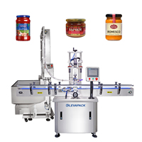 Machine de capsulage de boîtes de verre à sauce Bocaux en verre avec couvercles Machine à capsuler