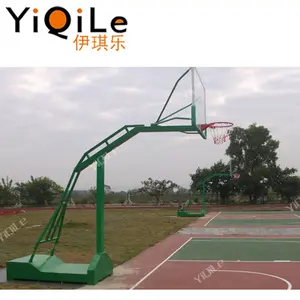 带玻璃纤维篮球篮板的可移动篮球架