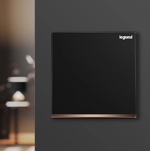 Pour Legrand Série Yijing, Panneau de Prise et Interrupteur Noir, Triple Prise, Cinq Prises, <span class=keywords><strong>Double</strong></span> Ouverture, Multi-Ports, Encastré, Type 86 - Product Image 1