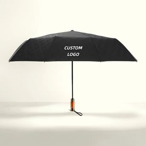 Promotion Fabricant Parapluie Automatique de Luxe Pliable Étanche 105 cm avec Manche en Bois pour Hommes – Qualité Supérieure, Prix Abordable, Vente en Gros - Product Image 2