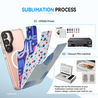Coque de téléphone personnalisable avec logo imprimé, en TPU+PC, étanche, double couche, finition brillante ou mate, vierge pour sublimation, pour S26, imprimable