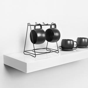 أرفف خشبية عائمة مثبتة على الحائط لحلول تخزين الحائط ، لوح رف MDF عائم لمنظم رف الحائط - Product Image 1