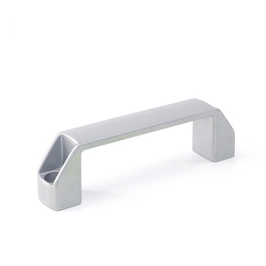 Maniglia per Porta in Alluminio Bianco Argento 3038 120, Produttore Cinese Certificato RoHS, Profilo in Alluminio Nero - Product Image 1
