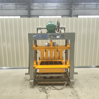 Machine automatique de fabrication de blocs creux, machine à blocs de béton QTJ4-40, idéale pour les petites entreprises