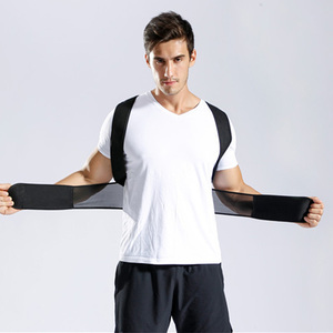 Correcteur de posture réglable Support dorsal respirant avec dispositif de protection <span class=keywords><strong>pour</strong></span> redresseur d'épaule <span class=keywords><strong>pour</strong></span> hommes femmes bébés - Product Image 4