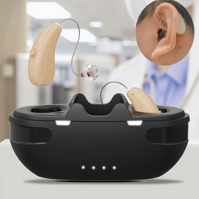 Vienatone Hot Sales Oem Micro Bte Rechargeable Hearing Aid Digital Open Ear bluetooth Hearing Aids for Seniors Digital Original