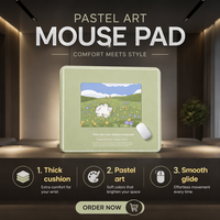 Tapis de Souris Carré Personnalisé en Tissu Doux Antidérapant en Caoutchouc Naturel Multi-Tailles pour Gaming, Vente en Gros, Transfert Thermique, Utilisation au Bureau