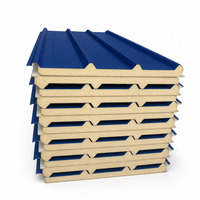 Panneau sandwich PIR imperméable et anticorrosion, panneau d'isolation de façade écologique personnalisé pour chambre froide et entrepôt