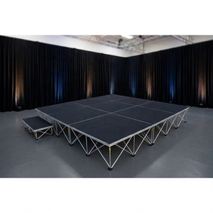 4ft*4ft <b>Platform</b> Anti-slip <b>Stage</b> with Stair Quick Install Spider <b>Stage</b> - Product Image 1