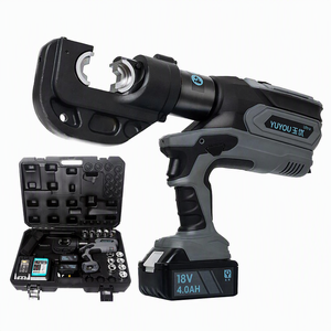 Pince à sertir électro-hydraulique rechargeable UZ-400, alimentée par batterie au lithium, deux-en-un, pour câbles en cuivre, outils hydrauliques - Product Image 1