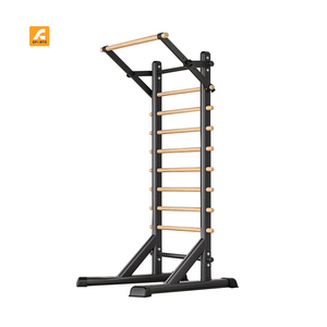 Xương sườn gỗ khung gỗ kéo lên treo tường trong nhà phòng tập thể dục đa chức năng tập thể dục Yoga chân Unisex - Product Image 6