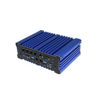 Numérisation Itx Pc intégré PC industriel Linux robuste sans ventilateur 6Lan Rj45 ordinateur