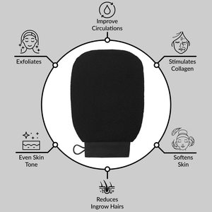 Gant de bain exfoliant en rayonne 15x21cm rose pour le gommage corporel - Product Image 2