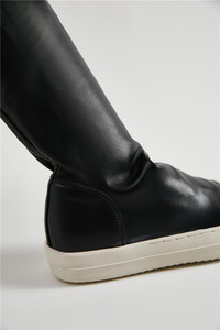 Bottes cuissardes pour femmes, plateforme, automne-hiver, bottes de sécurité avec cuir PU extensible, bottes cuissardes <span class=keywords><strong>en</strong></span> <span class=keywords><strong>latex</strong></span> pour femmes - Product Image 4