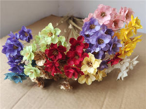 Arreglo Floral de Campanillas Plateadas Pequeñas Hechas a Mano, <span class=keywords><strong>Flores</strong></span> <span class=keywords><strong>Secas</strong></span> para Decoración de Pascua, Hogar y Bodas, con Tallo para Decoraciones Festivas - Product Image 2