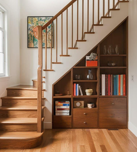 Balustrades en <span class=keywords><strong>bois</strong></span> chaudes avec des finitions lisses <span class=keywords><strong>pour</strong></span> les porches de ferme rustiques et les escaliers confortables de maison familiale - Product Image 3