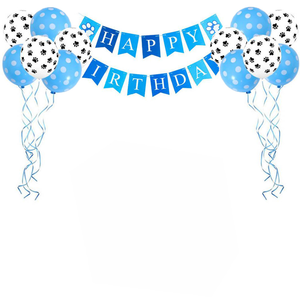 Garra globo cumpleaños sombrero y corbata Banner impreso mascota fiesta decoración suministros conjunto <span class=keywords><strong>para</strong></span> la fiesta de cumpleaños del perro - Product Image 6