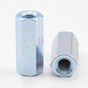 Dài hình lục giác Nut M6 <span class=keywords><strong>M8</strong></span> M10 M12 M16 304 thép không gỉ <span class=keywords><strong>Hex</strong></span> khớp nối Nut nội bộ chủ đề mở rộng NUT - Product Image 3