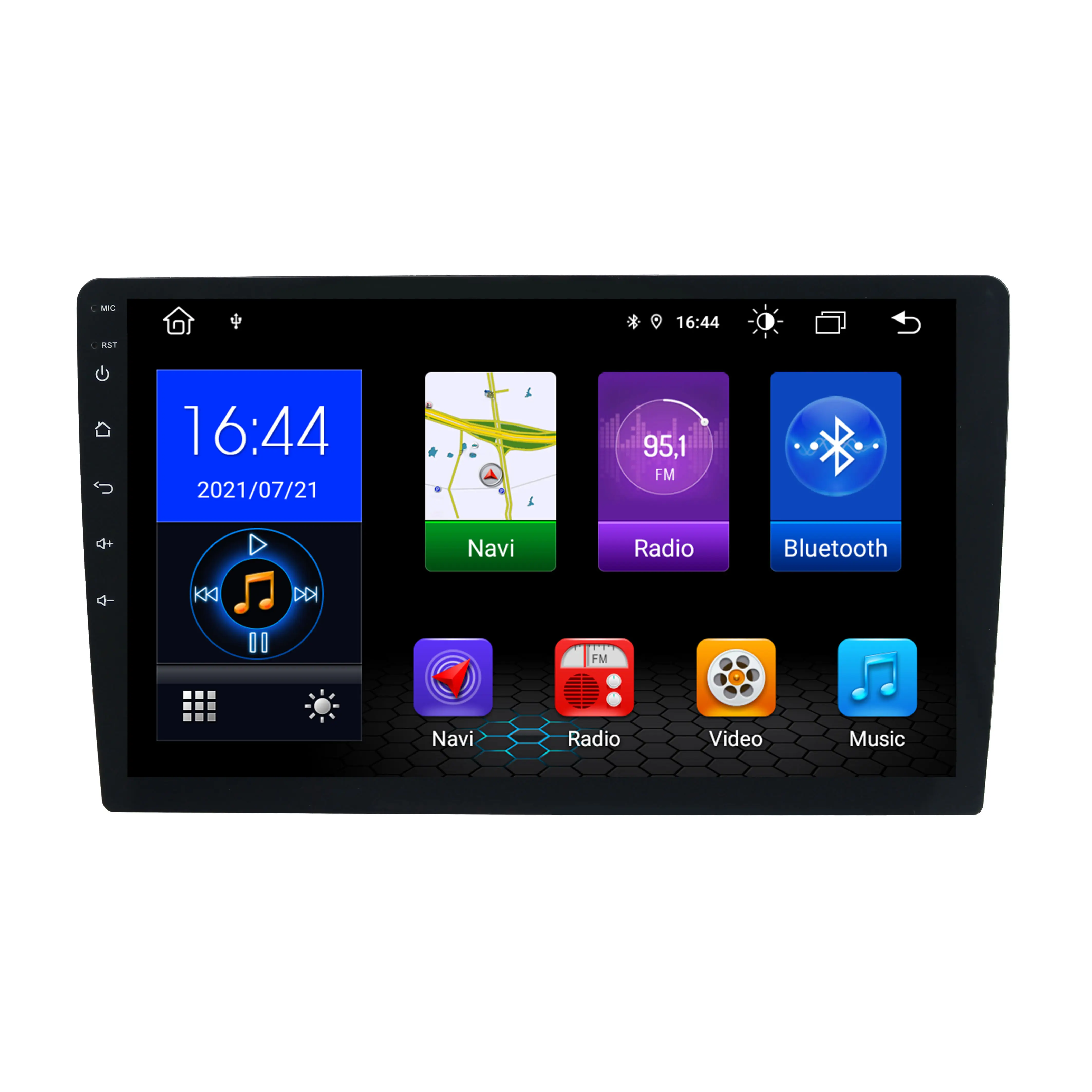 Android 11 8-Core 8+128G Car DVD radio gps navigation player video Multimedia For 9"/10" Universal model WIFI BT 4G RDS DSP DVR