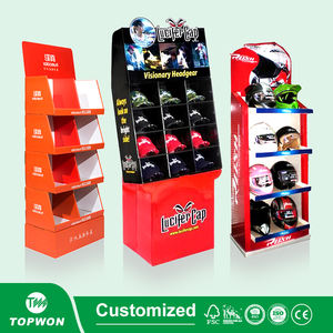 Cartone Biglietto di Auguri Carta di Calze Cappello <span class=keywords><strong>Giradischi</strong></span> Ruotare Display Rack Pavimento Display Rotante Stand - Product Image 6