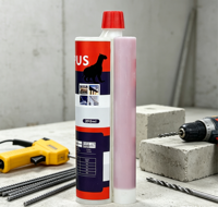 Perekat Epoxy MOROPUS Tipe Injeksi, Lem Pemasangan Tulangan Dua Komponen, Set Lengkap untuk Konstruksi dengan Dispenser
