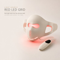 Masker Terapi LED Profesional EYCO Masker Wajah Cahaya Merah 630Nm 850Nm Masker Cahaya Terapi LED 3D