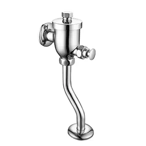 Urinal Flush Valves Latest Design Superior Quality Button Type Brass Urinal Flush Valve