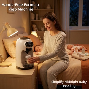 เครื่องชงนมผงอัตโนมัติอัจฉริยะ ปราศจากสาร BPA พร้อมขวดนมและเครื่องจ่ายนมแบบพกพาสำหรับการเดินทาง - Product Image 3