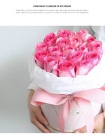 10 Buah 50*66Cm Kertas Khusus Tahan Air Pembungkus Buket Bunga Toko Bunga Dekorasi Kemasan Hadiah Pesta Ulang Tahun Pernikahan Kerajinan DIY
