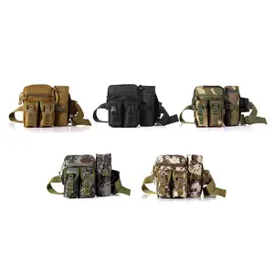 19*16*9センチメートルPortable Lures Carrier Bag Slide Waist Canvas Packs Shoulder Fishing Bag Outdoor