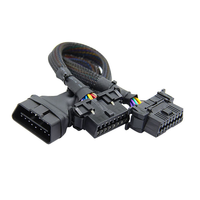 Cable de Extensión OBD2 Uno a Dos, Cable de Extensión OBD GPS Tipo Y para Adaptadores GPS OBD