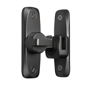 Boucle de porte universelle en alliage de zinc, sans perçage, installation facile, style traditionnel pour l'intérieur - Product Image 1