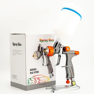 High Quality LVLP Spray Gun For Cars GT80 1.3/1.6/2.0mm Nozzle