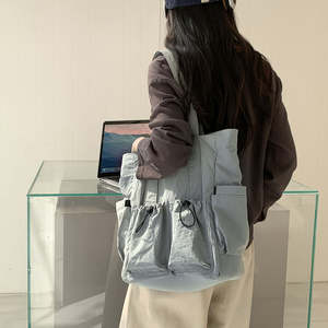 Sac à main tendance grande capacité pour femme, sac de shopping personnalisé en toile à bandoulière unique, sac de mode personnalisé pour femme - Product Image 3