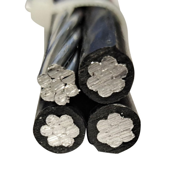 ASTM ICEA Standard 600V 1/0 2/0 3/0 Awg 336.4 Kcmil AAC/AAAC/ACSR Conductor XLPE Overhead Abc Support Core System Cable