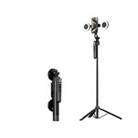 Produit transfrontalier le plus vendu : Stabilisateur IA multifonctionnel tout-en-un pour perche à selfie, lumière d'appoint et trépied de sol avec télécommande