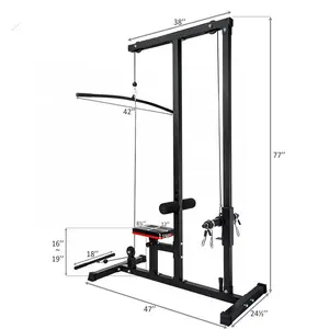 Doubllewin-máquina de tracción de Cable de baja fila, máquina de estiramiento